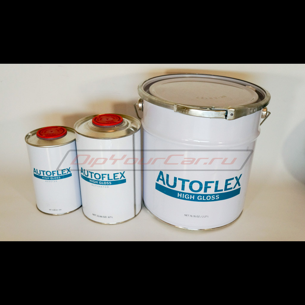 Глянцевый лак для жидкой резины Autoflex High Gloss 3.8 литра