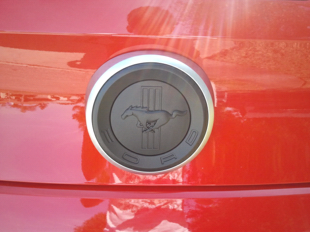 Знак Ford Mustang под PLASTI DIP