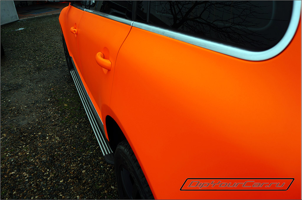 Оранжевый Volkswagen от DipyourCar под PLASTI DIP