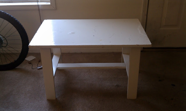 Первоначальный вид стола без обработки Plasti Dip